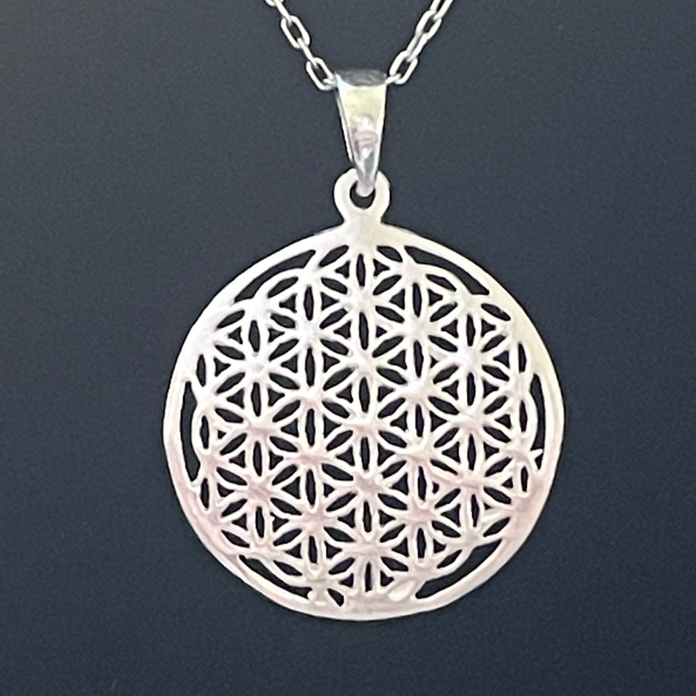 Flower of Life 925 Silver Pendant Necklace